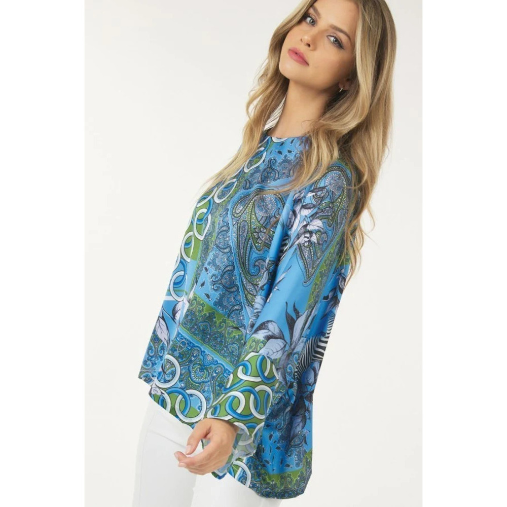Multi Color Print Top - Picture 6 of 10